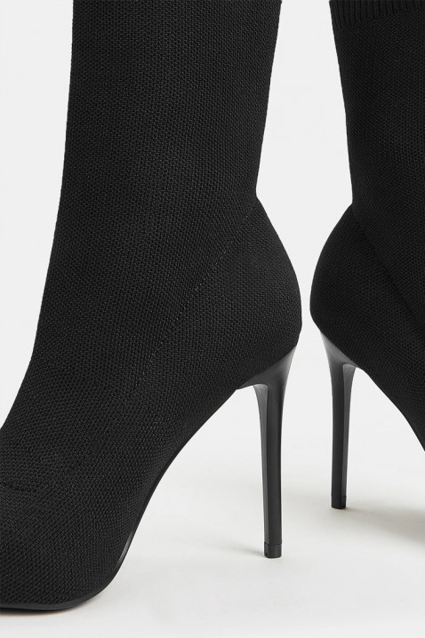 Дамски боти MOZINTA BLACK, Цвят: черен, IVET.BG - Твоят онлайн бутик.