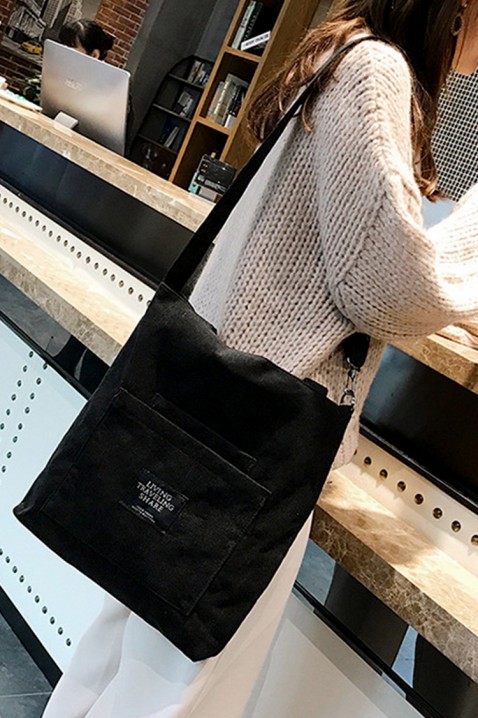 Дамска чанта RASONA BLACK, Цвят: черен, IVET.BG - Твоят онлайн бутик.