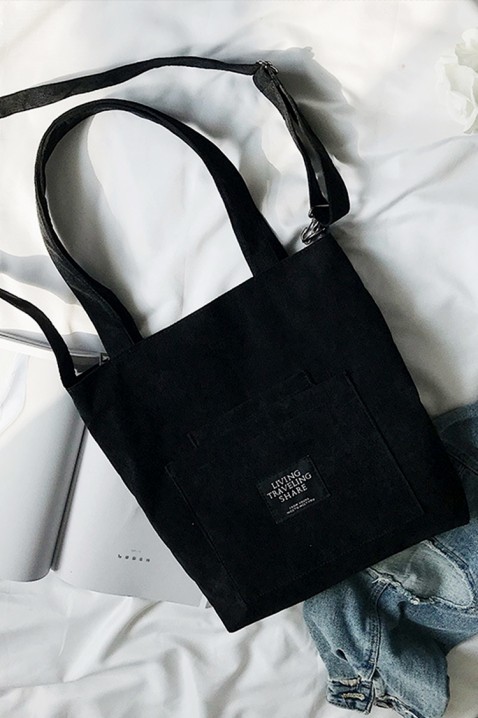 Дамска чанта RASONA BLACK, Цвят: черен, IVET.BG - Твоят онлайн бутик.