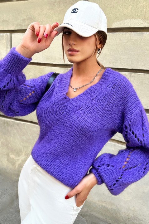Пуловер KAFOLHA, Цвят: лилав, IVET.BG - Твоят онлайн бутик.