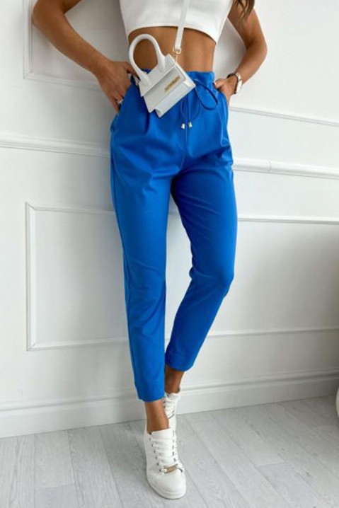 Панталон BIDINZA BLUE, Цвят: син, IVET.BG - Твоят онлайн бутик.