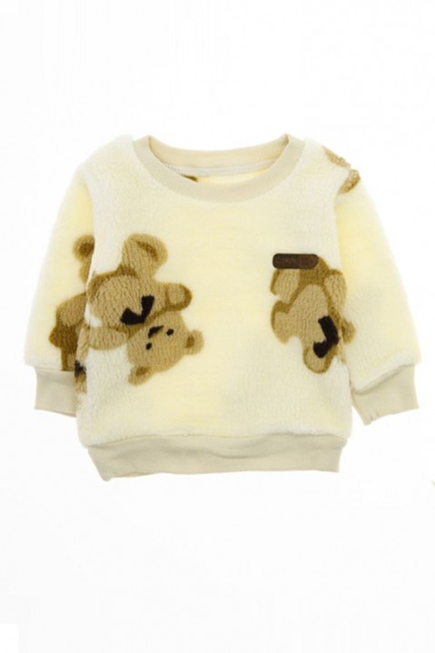 Бебешки комплект BEBRINDA, Цвят: кафяво и екрю, IVET.BG - Твоят онлайн бутик.
