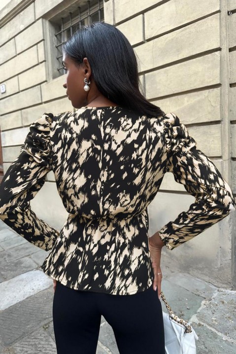 Дамска блуза FOXOLA, Цвят: черен, IVET.BG - Твоят онлайн бутик.