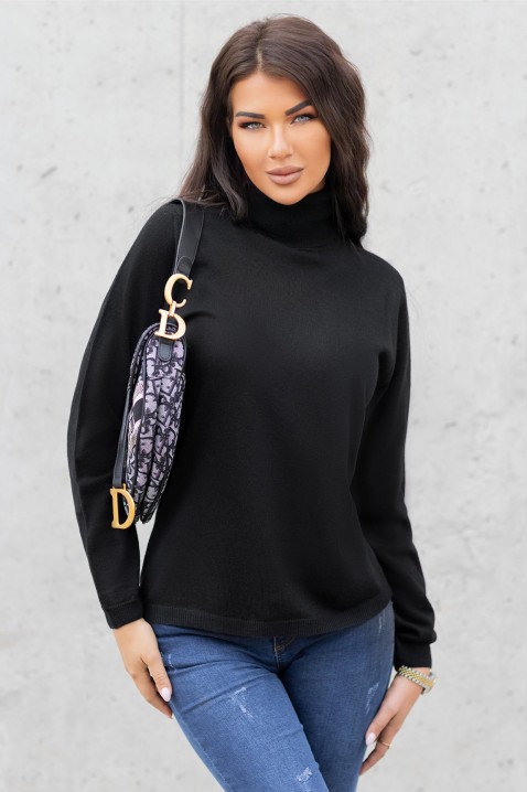 Пуловер BERMERGA BLACK, Цвят: черен, IVET.BG - Твоят онлайн бутик.