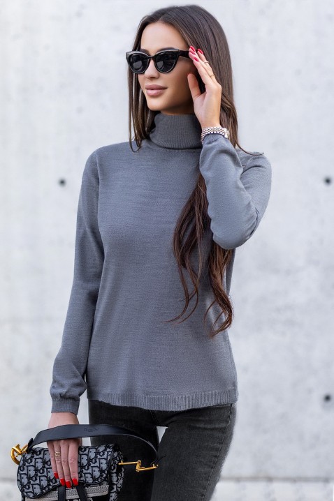 Пуловер BERMERGA GREY, Цвят: сив, IVET.BG - Твоят онлайн бутик.