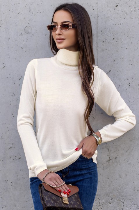 Пуловер BERMERGA WHITE, Цвят: бял, IVET.BG - Твоят онлайн бутик.