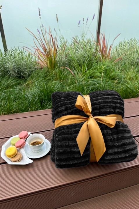 Одеяло FELISARA BLACK 220x240 cm, Цвят: черен, IVET.BG - Твоят онлайн бутик.