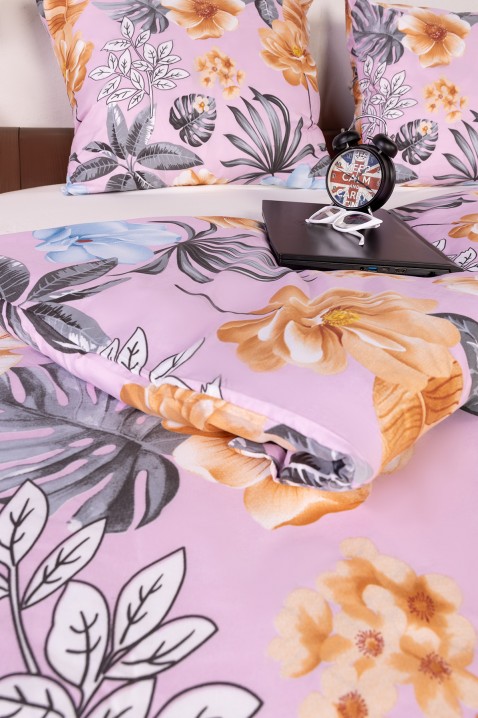 Спален комплект FRANSHISA 155 x 200 cm памучен сатен, Цвят: многоцветен, IVET.BG - Твоят онлайн бутик.