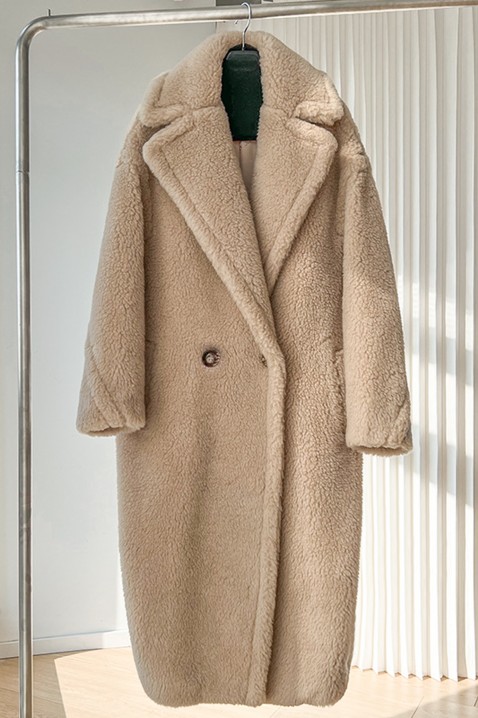 Палто BEARONA BEIGE, Цвят: беж, IVET.BG - Твоят онлайн бутик.