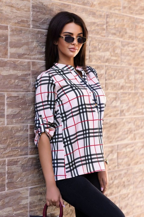 Дамска блуза FAMRONZA, Цвят: беж, IVET.BG - Твоят онлайн бутик.