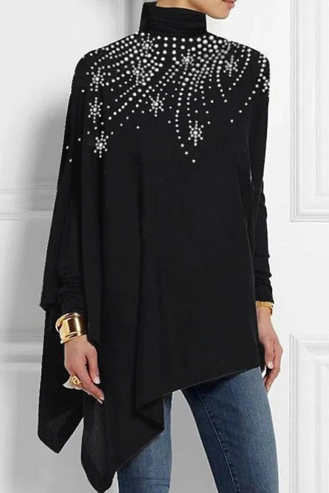 Дамска блуза GIMSOLA, Цвят: черен, IVET.BG - Твоят онлайн бутик.
