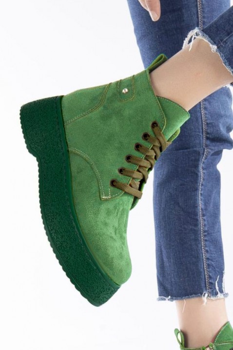Дамски боти DAVENDA GREEN, Цвят: зелен, IVET.BG - Твоят онлайн бутик.