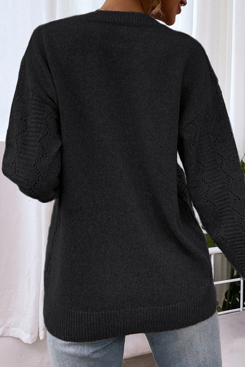 Пуловер MENARELA BLACK, Цвят: черен, IVET.BG - Твоят онлайн бутик.