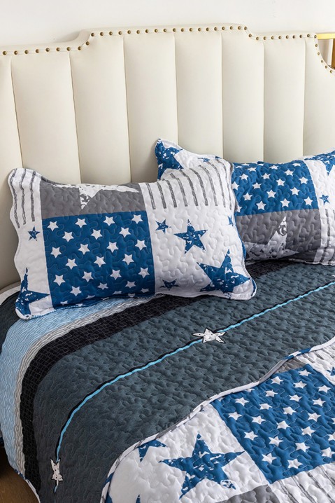 Комплект покривало за легло NELIMZA 220х240 cm, Цвят: син, IVET.BG - Твоят онлайн бутик.