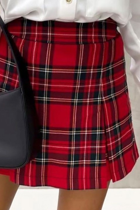 Пола - панталон RALENVA, Цвят: червен, IVET.BG - Твоят онлайн бутик.