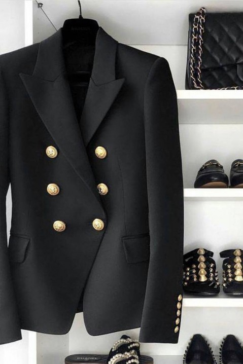 Сако PRITINA BLACK, Цвят: черен, IVET.BG - Твоят онлайн бутик.
