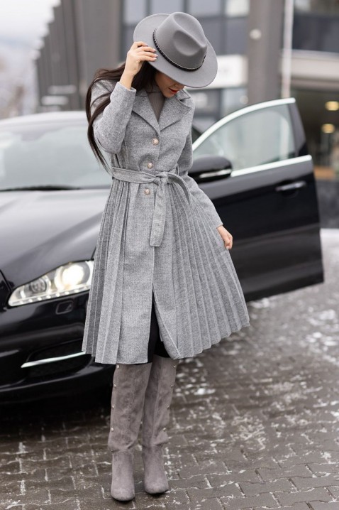 Палто LEGARSA, Цвят: сив, IVET.BG - Твоят онлайн бутик.