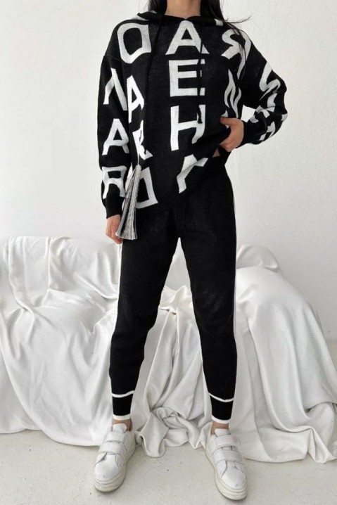 Комплект TOMERSA BLACK, Цвят: черно и бяло, IVET.BG - Твоят онлайн бутик.