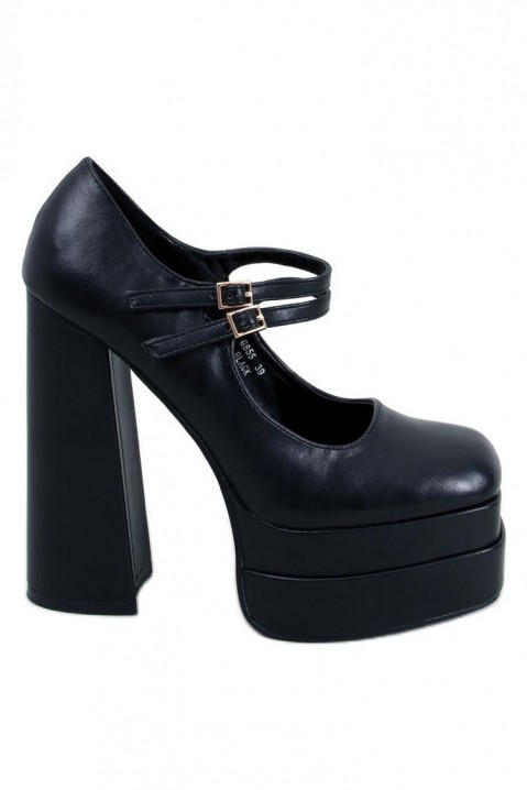 Дамски обувки FREHEVA BLACK, Цвят: черен, IVET.BG - Твоят онлайн бутик.