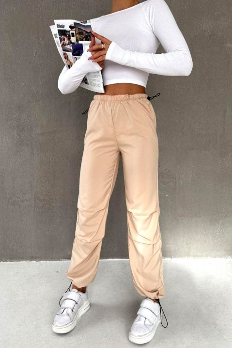 Панталон BROMENTA BEIGE, Цвят: беж, IVET.BG - Твоят онлайн бутик.