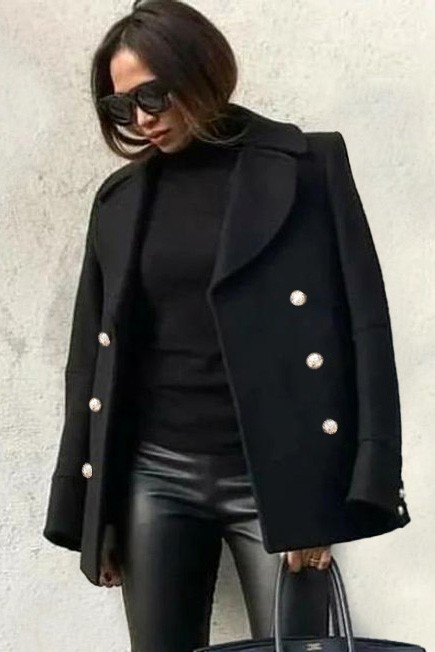 Палто VELEGA, Цвят: черен, IVET.BG - Твоят онлайн бутик.