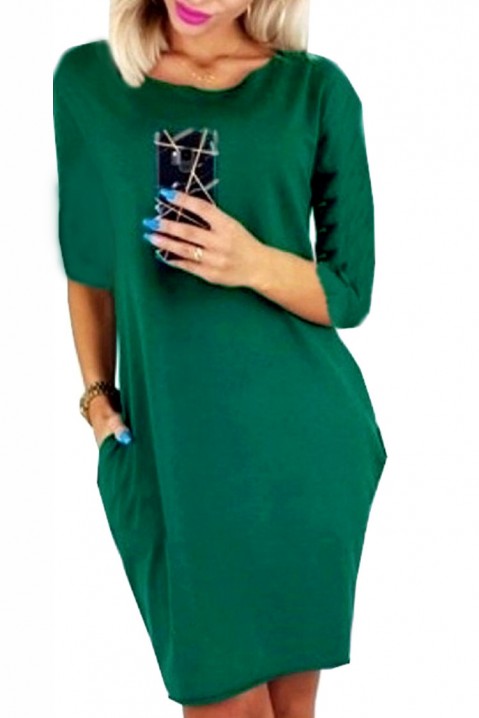 Рокля TABRELDA GREEN, Цвят: зелен, IVET.BG - Твоят онлайн бутик.