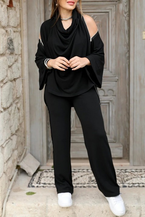 Комплект MENILSA BLACK, Цвят: черен, IVET.BG - Твоят онлайн бутик.