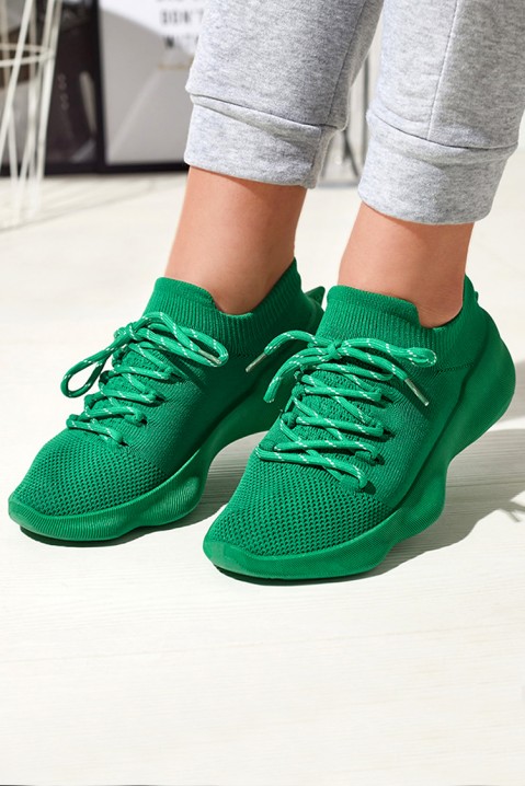 Дамски маратонки DOLENDA GREEN, Цвят: зелен, IVET.BG - Твоят онлайн бутик.