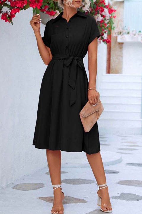 Рокля MELINTA BLACK, Цвят: черен, IVET.BG - Твоят онлайн бутик.