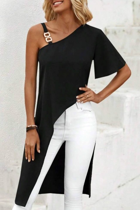 Дамска блуза ELENSORA, Цвят: черен, IVET.BG - Твоят онлайн бутик.