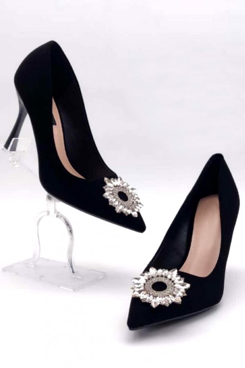 Дамски обувки KAMINTA BLACK, Цвят: черен, IVET.BG - Твоят онлайн бутик.