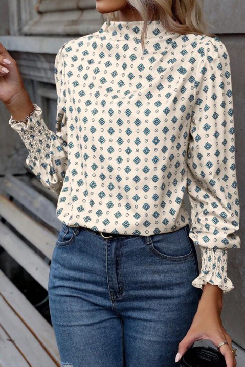 Дамска блуза LISOLDA ECRU, Цвят: екрю, IVET.BG - Твоят онлайн бутик.