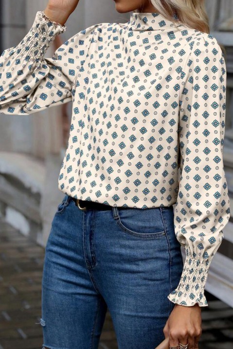 Дамска блуза LISOLDA ECRU, Цвят: екрю, IVET.BG - Твоят онлайн бутик.