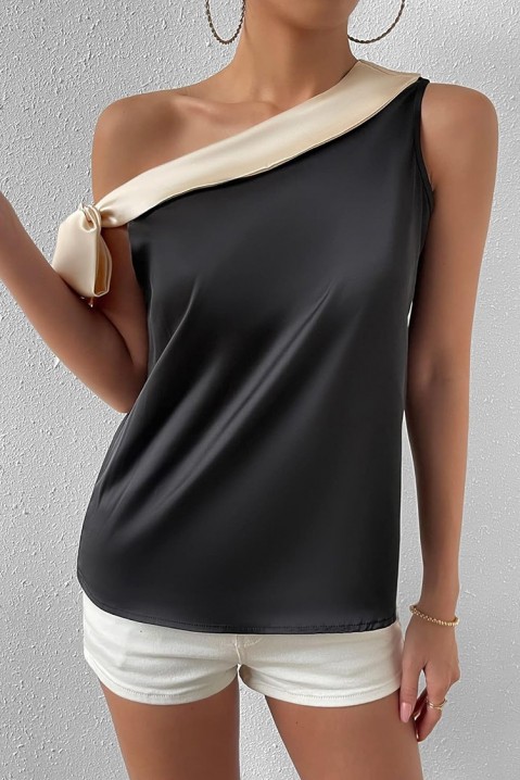 Дамска блуза BASELDORA, Цвят: черен, IVET.BG - Твоят онлайн бутик.