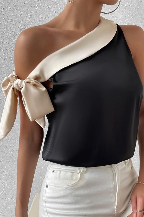 Дамска блуза BASELDORA, Цвят: черен, IVET.BG - Твоят онлайн бутик.