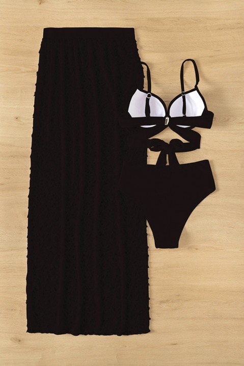 Плажен комплект EROLEADA BLACK, Цвят: черен, IVET.BG - Твоят онлайн бутик.