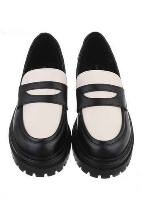 Дамски обувки ROLENDA, Цвят: черно и екрю, IVET.BG - Твоят онлайн бутик.