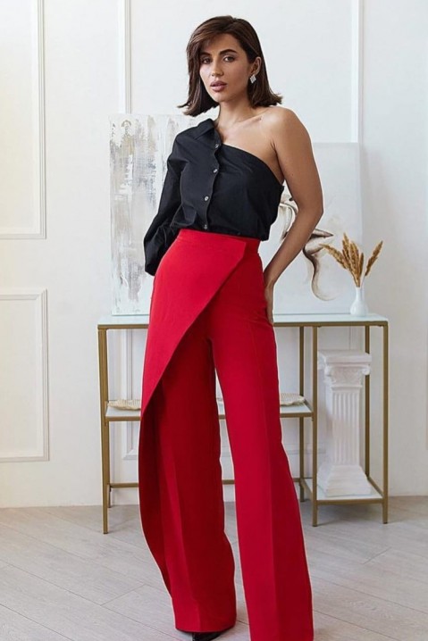 Панталон ZARMELA RED, Цвят: червен, IVET.BG - Твоят онлайн бутик.
