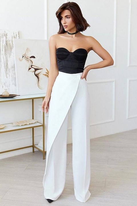 Панталон ZARMELA WHITE, Цвят: бял, IVET.BG - Твоят онлайн бутик.