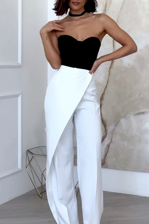Панталон ZARMELA WHITE, Цвят: бял, IVET.BG - Твоят онлайн бутик.