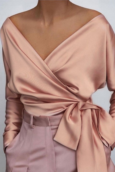 Дамска блуза BORSETA PINK, Цвят: розов, IVET.BG - Твоят онлайн бутик.