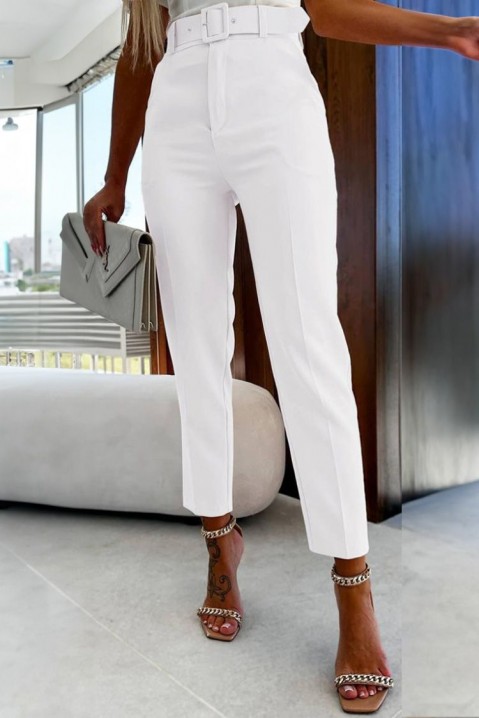 Панталон FLOSINA WHITE, Цвят: бял, IVET.BG - Твоят онлайн бутик.