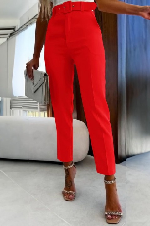 Панталон FLOSINA RED, Цвят: червен, IVET.BG - Твоят онлайн бутик.
