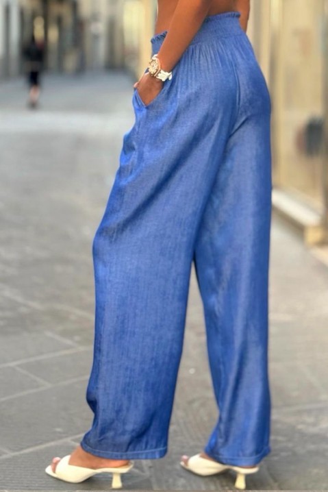 Панталон KREMENTA, Цвят: син, IVET.BG - Твоят онлайн бутик.