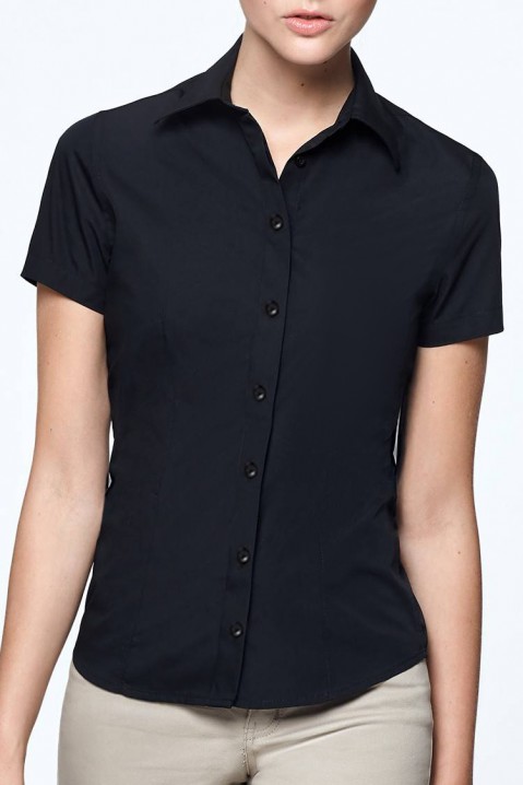 Дамска риза SOFIA BLACK, Цвят: черен, IVET.BG - Твоят онлайн бутик.