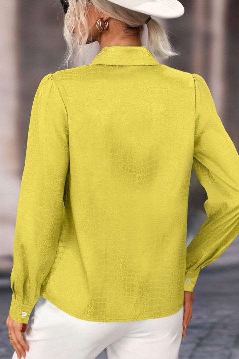 Дамска риза SATORFA LIME, Цвят: лайм, IVET.BG - Твоят онлайн бутик.