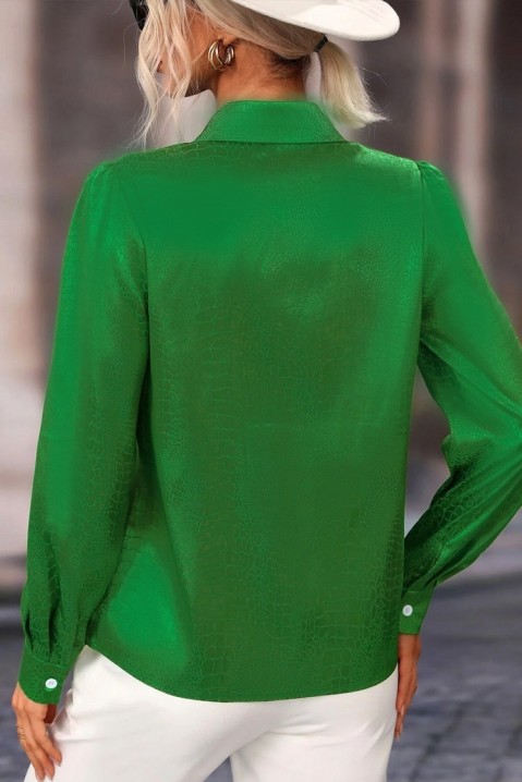 Дамска риза SATORFA GREEN, Цвят: зелен, IVET.BG - Твоят онлайн бутик.