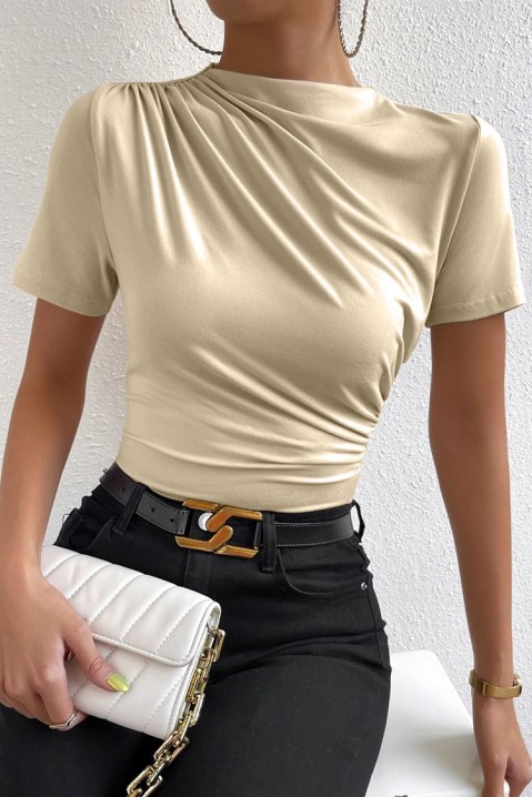 Тениска KARIMDA ECRU, Цвят: екрю, IVET.BG - Твоят онлайн бутик.