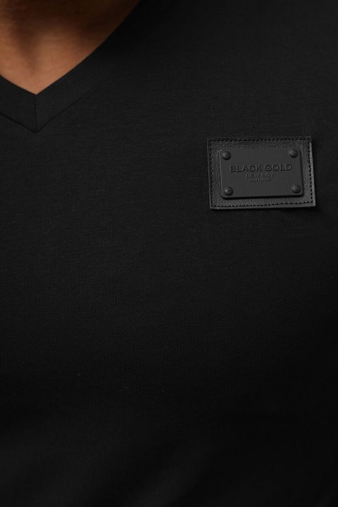 Мъжка тениска FEVERGO BLACK, Цвят: черен, IVET.BG - Твоят онлайн бутик.