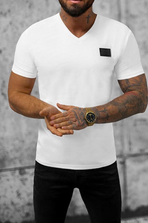 Мъжка тениска FEVERGO WHITE, Цвят: бял, IVET.BG - Твоят онлайн бутик.